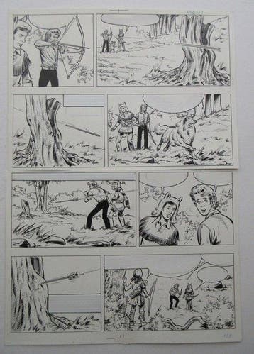 Studio Vandersteen - 1 Original page - Bessy, Boeken, Nieuw