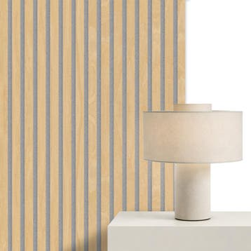 Akoestische panelen  280 x 60 x 2.4 cm - Eiken Naturel Grijs, Doe-het-zelf en Verbouw, Ophalen of Verzenden, Nieuw, Overige materialen