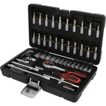 KS Tools 1/4 Dopsleutelset Evolution 48-delig, Auto diversen, Autogereedschap, Verzenden, Nieuw