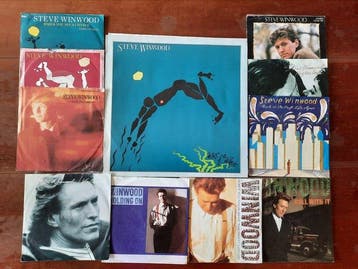 Steve Winwood - 1 x LP and 10 x singles in Ex condition -, Nieuw in verpakking