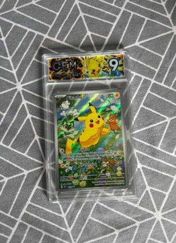 Pokémon - 1 Verzegelde kaart - Pikachu 088 Full art, Promo, Hobby en Vrije tijd, Nieuw