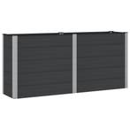 vidaXL Verhoogde plantenbak Zwart 200 x 50 x 91 cm, Tuin en Terras, Bloembakken en Plantenbakken, Verzenden, Nieuw, Minder dan 60 cm