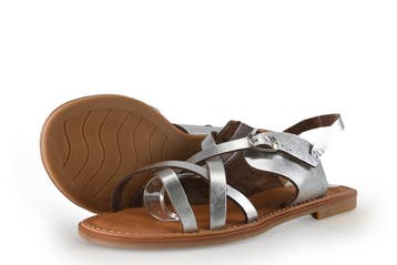 Shabbies Amsterdam Sandalen in maat 40 Zilver, Overige kleuren, Shabbies Amsterdam, Verzenden, Sandalen of Muiltjes