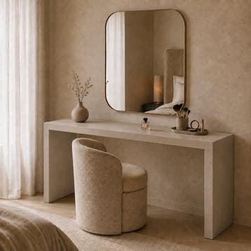 Sidetable beton ciré in elke kleur, op maat tot 300 cm, Overige materialen, Nieuw, Ophalen of Verzenden, Japandi, Ibiza, Modern, Minimalistisch, Scandinavisch