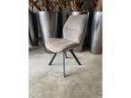 Veiling - Eetkamerstoel Vale (set van 6) microvezel stof-Liv, Nieuw