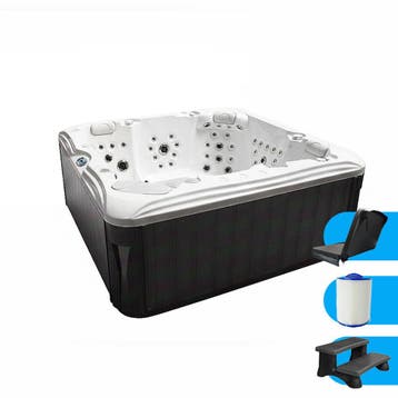 Spa Novi | 5 persoons | Jacuzzi | 230x230x92cm, Tuin en Terras, Bubbelbaden en Hottubs, Ophalen of Verzenden, Nieuw, Vast