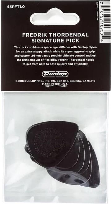 Jim Dunlop Fredrik Thordendal Meshuggah plectrum 1.00 mm, Ophalen of Verzenden, Nieuw, Elektrische gitaar