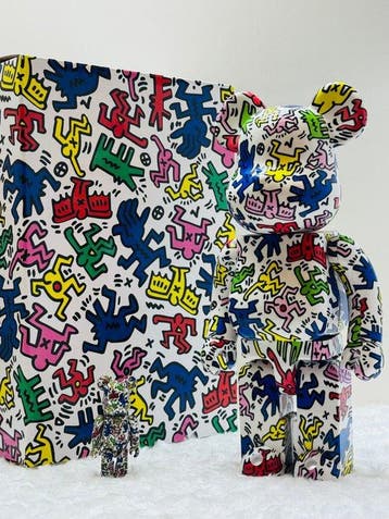 Medicom toy - BE@RBRICK 400% & 100% Keith Haring #1