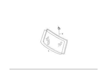 Voor ruit rubber Mercedes Vario T2/L1 668, Auto-onderdelen, Ophalen of Verzenden, Nieuw, Overige automerken