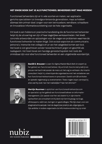 Hét handboek voor de functioneel beheerder 9789492790187, Verzenden, Gelezen, Martijn Buurman