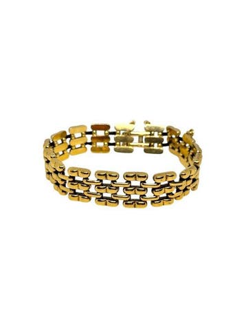Zonder minimumprijs - Armband - 14 karaat Geel goud, Zilver, Sieraden, Tassen en Uiterlijk, Armbanden, Nieuw