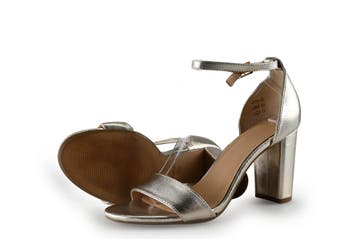 Manfield Sandalen in maat 39 Goud, Overige kleuren, Verzenden, Sandalen of Muiltjes, Zo goed als nieuw