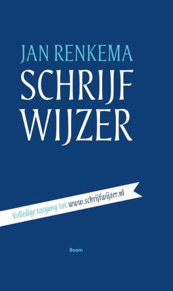 Schrijfwijzer - Jan Renkema 9789461056962, Boeken, Verzenden, Zo goed als nieuw, Jan Renkema