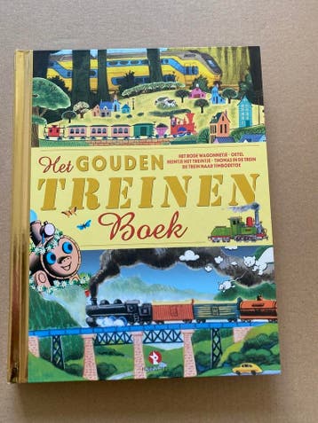 Prentenboek - Het Gouden Treinenboek 6 Kleuterverhalen NIEUW, Boeken, Kinderboeken | Kleuters, Verzenden, Zo goed als nieuw, Fictie algemeen