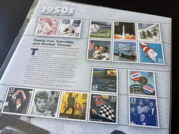 Postzegels - Vel celebrate the century - 1950s (Amerika), Postzegels en Munten, Ophalen of Verzenden, Postfris, Noord-Amerika