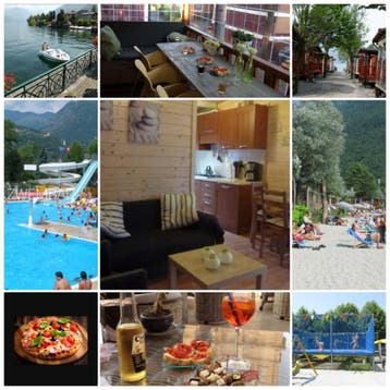 Compleet chalet (tot 5 per.) Porlezza (Italië), Luganomeer, Caravans en Kamperen