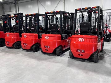 Geen brandstofkosten meer? Kies een elektrische EP heftruck, 3000 tot 4000 kg, Heftruck, Elektrisch, Verzenden