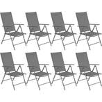 Opvouwbare tuinstoelen met verstelbare rugleuning, gaas - an, Verzenden, Nieuw