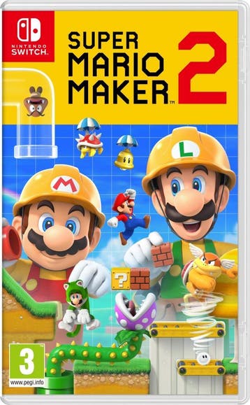 Super Mario Maker 2 - Nintendo Switch - Geek Out!, Online, Zo goed als nieuw, Platform, 3 spelers of meer
