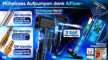 2dekans | Nextcover Fietspomp - Airflow Technologie -, Ophalen of Verzenden, Zo goed als nieuw