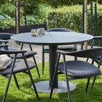*WOONWINKEL* Brafab Peace Ronde Tuintafel Aluminium Antracie, Tuin en Terras, Verzenden, Nieuw