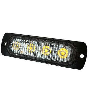 4 LEDs flitser oranje 10/30V  R10, Verzenden, Nieuw