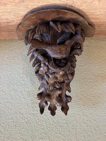 Wandrek - Hout - Zwarte Woud Vogel & Nest