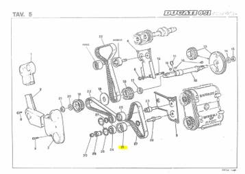 Ducati BUSHING - 45110061A Superbike, Motoren, Verzenden, Nieuw