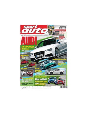 2012 SPORT AUTO MAGAZINE 06 DUITS, Nieuw, Author