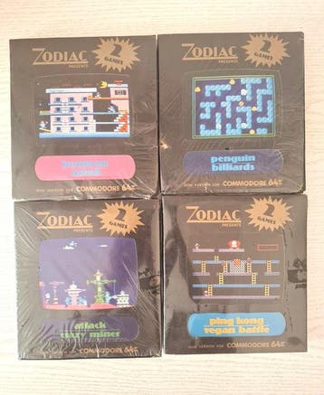 Commodore - Commodore 64 - Lotto di 4 giochi sigillati per, Nieuw