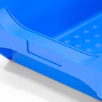 Magazijnbak kunststof met grijpopening stapelbaar, Ophalen of Verzenden