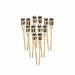 Bamboe tuinfakkels set 12 stuks 61 cm - Tuinfakkels, Ophalen of Verzenden, Nieuw