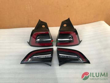 Compleet achterlicht links en rechts Tesla Model 3 origineel, Verzenden, Gebruikt, Overige automerken