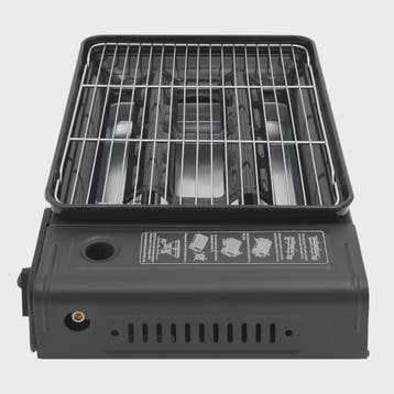 Draagbare Gas BBQ Grill & Camping Stoof met Grillnet en Draa, Verzenden, Nieuw
