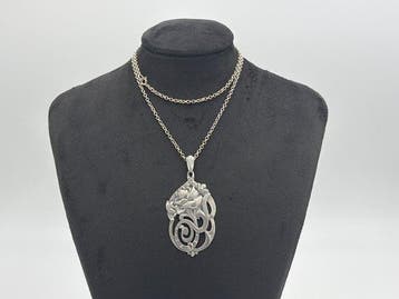 Zonder minimumprijs - Ketting met hanger Zilver - 835