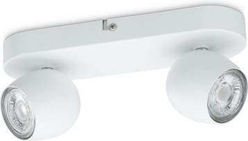 Prolight Bola - Opbouwspot -  LED - GU10 - Wit - 2, Ophalen of Verzenden, Zo goed als nieuw