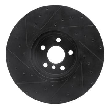 R1 16-25 BMW 230I xDrive Right Front Drilled & Slotted Black, Ophalen of Verzenden, Nieuw
