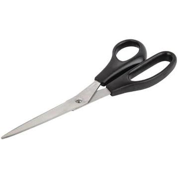 Keukenschaar | RVS | Zwart | Lengte 203mm Vogue, Verzenden, Nieuw in verpakking