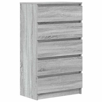 Ladekast 60x103cm - Grijs Sonoma | Retourdeal 59% Korting, Gebruikt, 5 laden of meer, 100 tot 150 cm, Modern