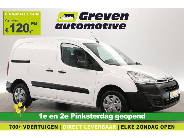 Citroën Berlingo 1.6 BlueHDI | Airco | Cruise | Carplay |, Auto's, Bestelauto's, Handgeschakeld, Diesel, Wit, Citroën