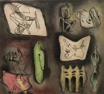 Henri Moore (1898-1986) - Bloksnijwerk, Sculptural ideas 3 -, Antiek en Kunst
