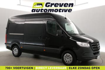 Mercedes-Benz Sprinter 317 170PK L2H2  Automaat  Airco, Automaat, Zwart, Mercedes-Benz, Diesel