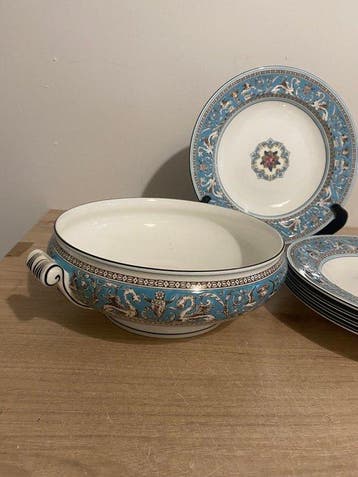 Wedgwood - Serveerschaal (6) - Florentine - Porselein -, Antiek en Kunst