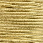 3mm Elastisch Touw - Lurex goud - 50 meter op rol, Ophalen of Verzenden, Nieuw