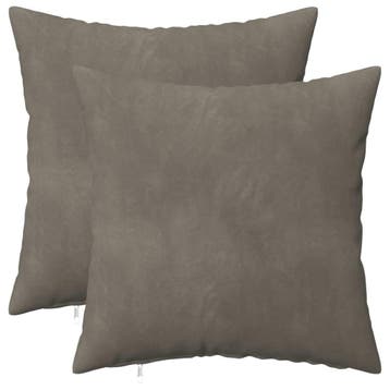 vidaXL Kussensloop 2 pcs HEERLEN Lichtgrijs 45 x 45 cm, Verzenden, Nieuw