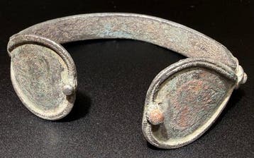 Viking periode Zilver Exclusieve, massieve armband met
