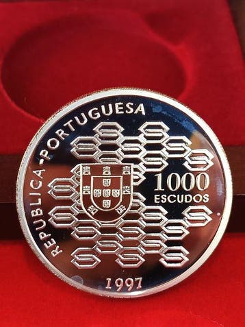 Portugal. 1000 Escudos 1997 Proof  Junta do Crédito Pubico