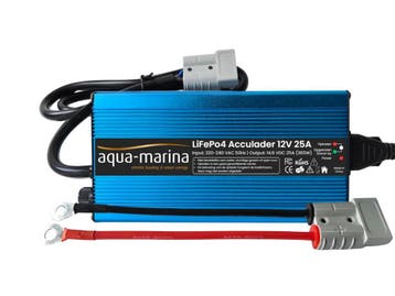 Aqua-Marina LiFePO4-acculader 12V 25A – 14,6V met SB50 en M8, Ophalen of Verzenden, Nieuw, Universele onderdelen