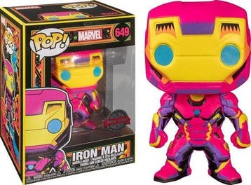 Funko Pop! Marvel Iron Man Black Light (Nieuw), Verzenden, Nieuw