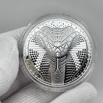 Niue. 5 Dollars 2025 – Year of the Snake – 2 oz Silver coin